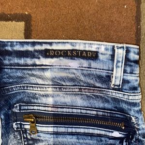 (SOLD) Rockstar Original Biker Skinny Jeans